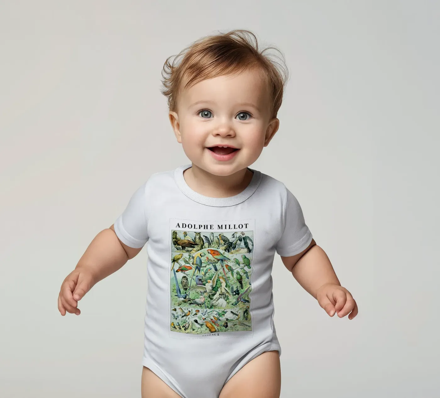 Oiseaux body bébé de Rob Lewis