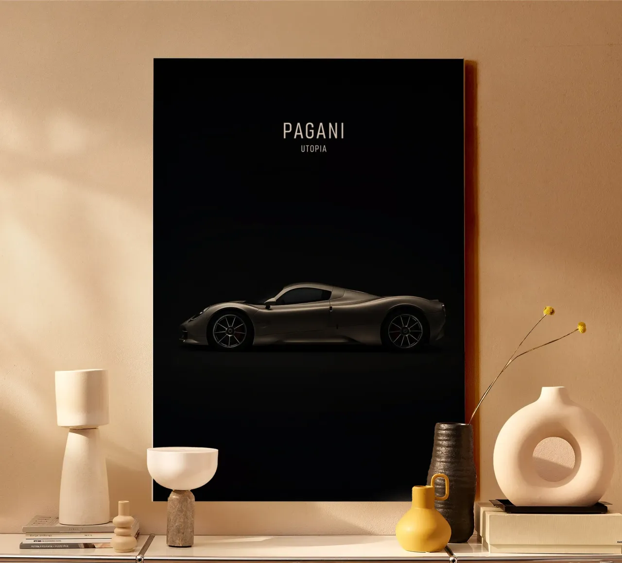 PAGANI UTOPIA canvas met Baklijst van AlexAuto