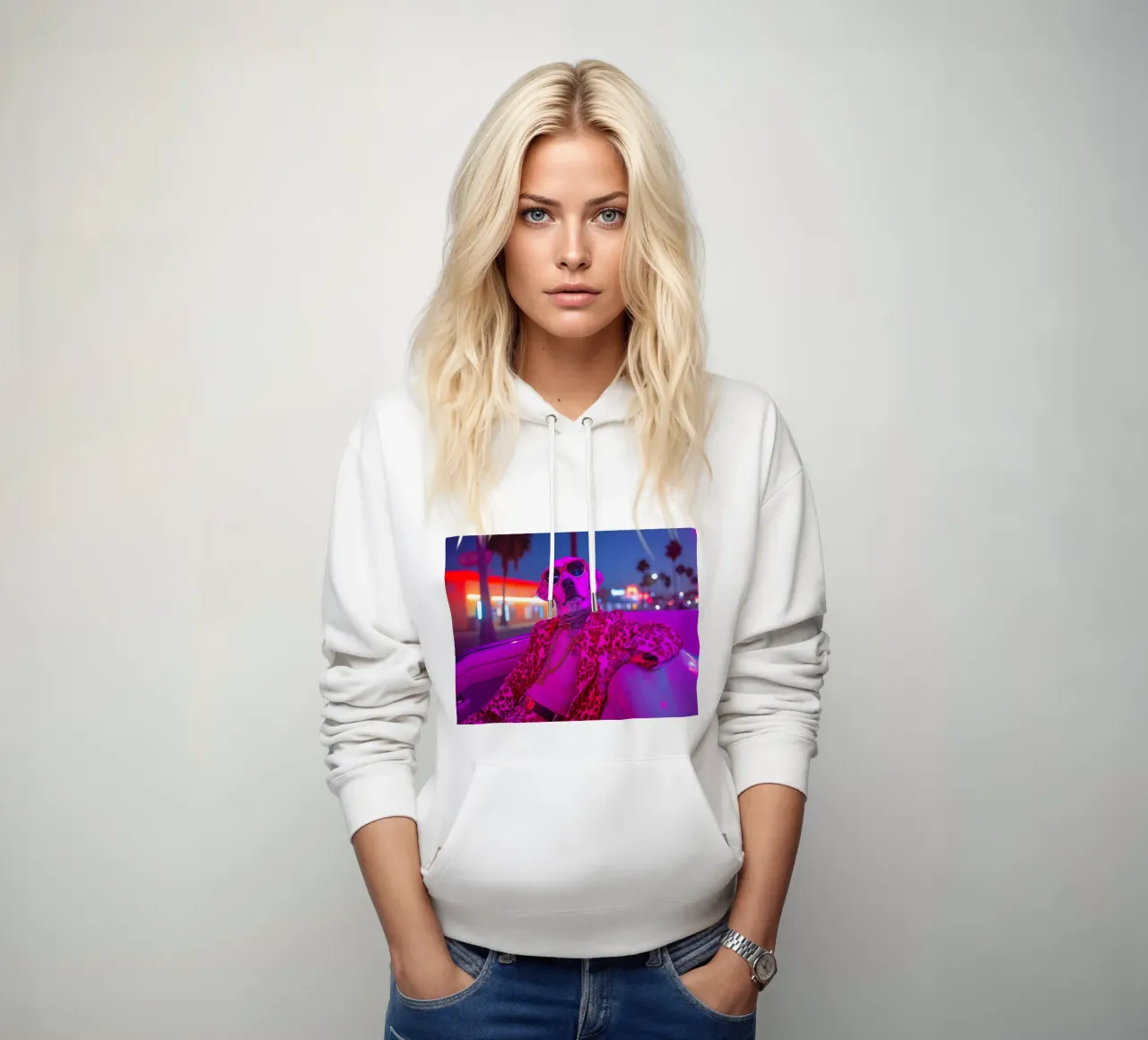 Maxime felpa con cappuccio da Affiches Chien Originales – Dogland