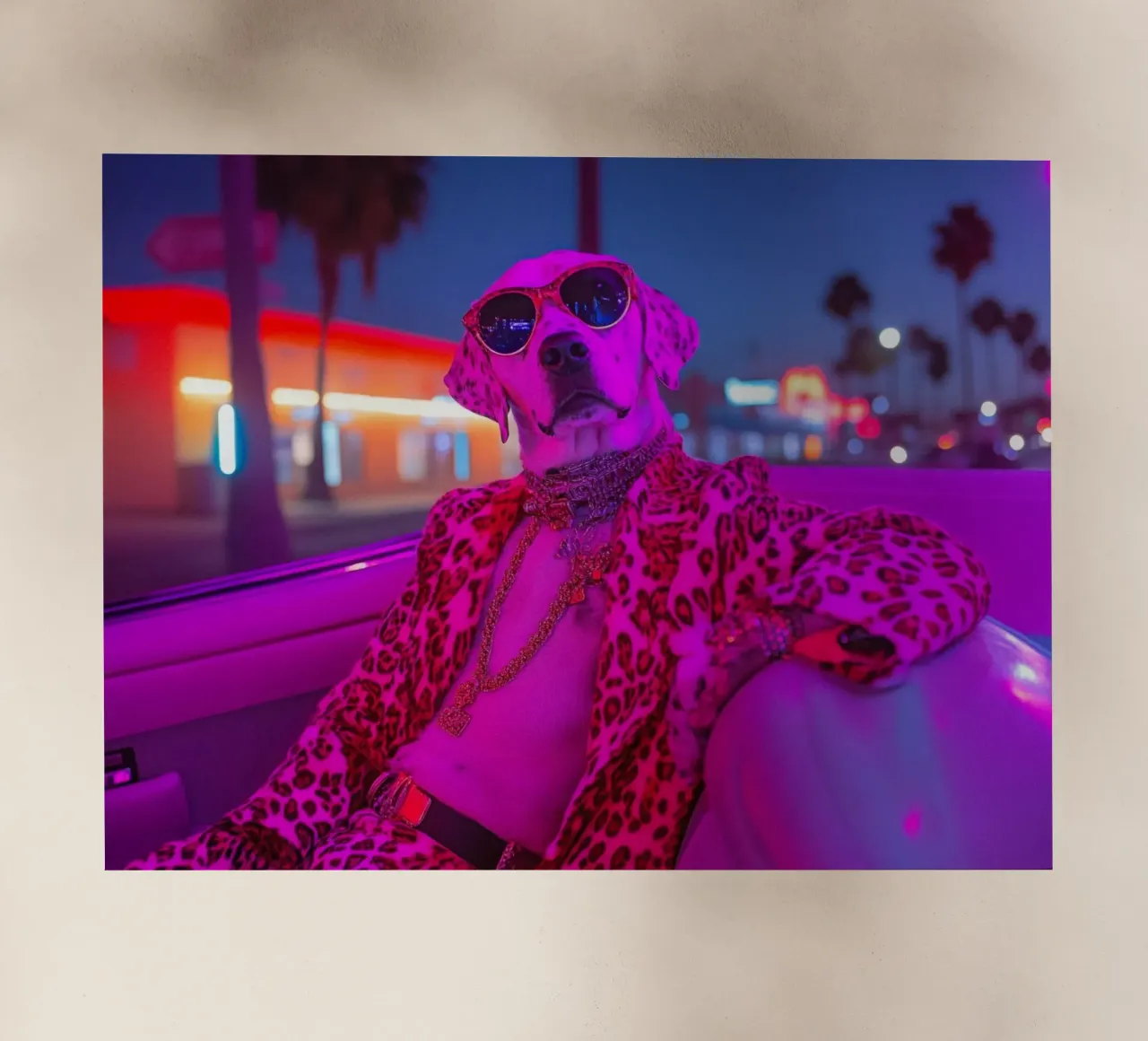 Maxime pellicola backlit da Affiches Chien Originales – Dogland