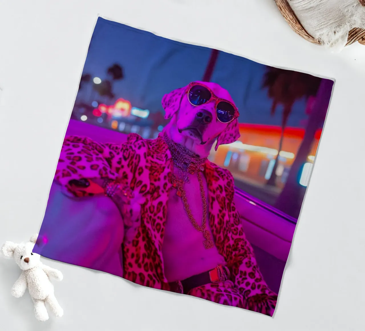 Maxime fleece blanket by Affiches Chien Originales – Dogland