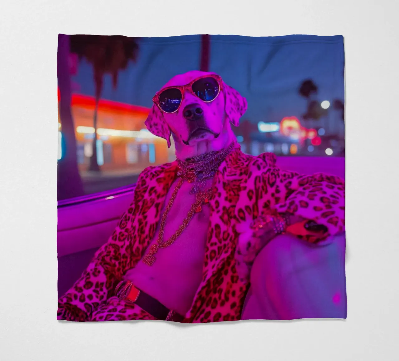 Maxime fleece blanket by Affiches Chien Originales – Dogland