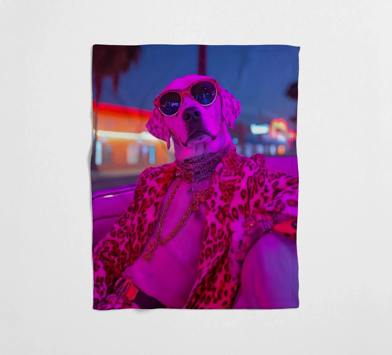 Maxime fleece blanket by Affiches Chien Originales – Dogland