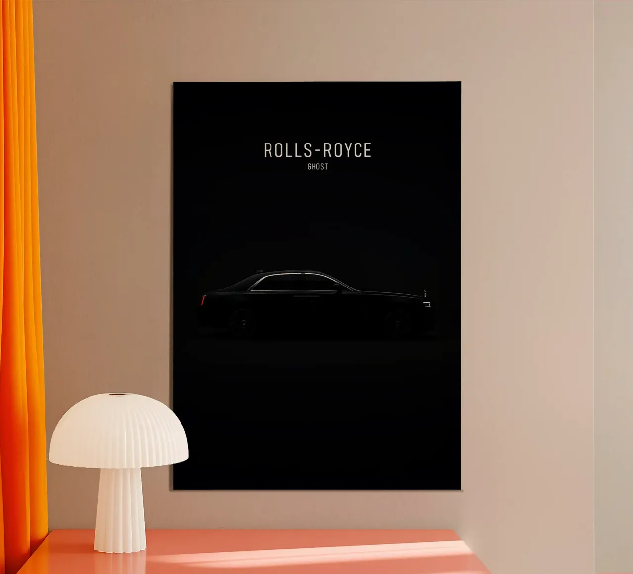 ROLLS-ROYCE GHOST poster con telaio in alluminio da AlexAuto