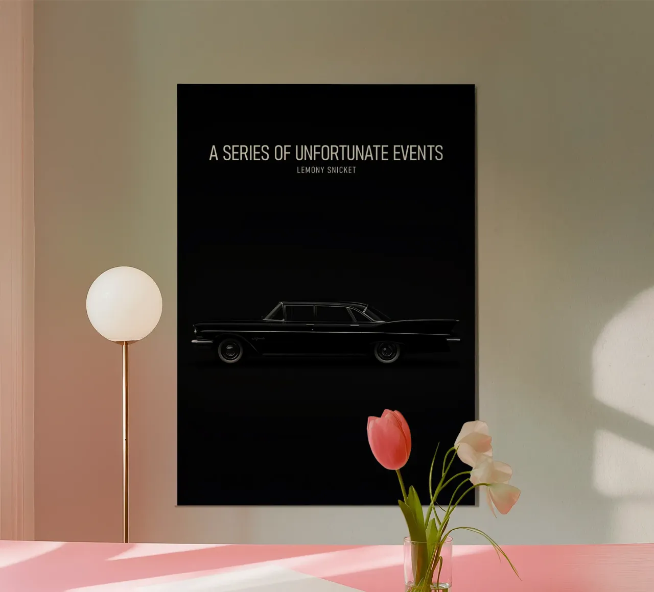 A Series of Unfortunate Events poster con telaio in legno da AlexAuto