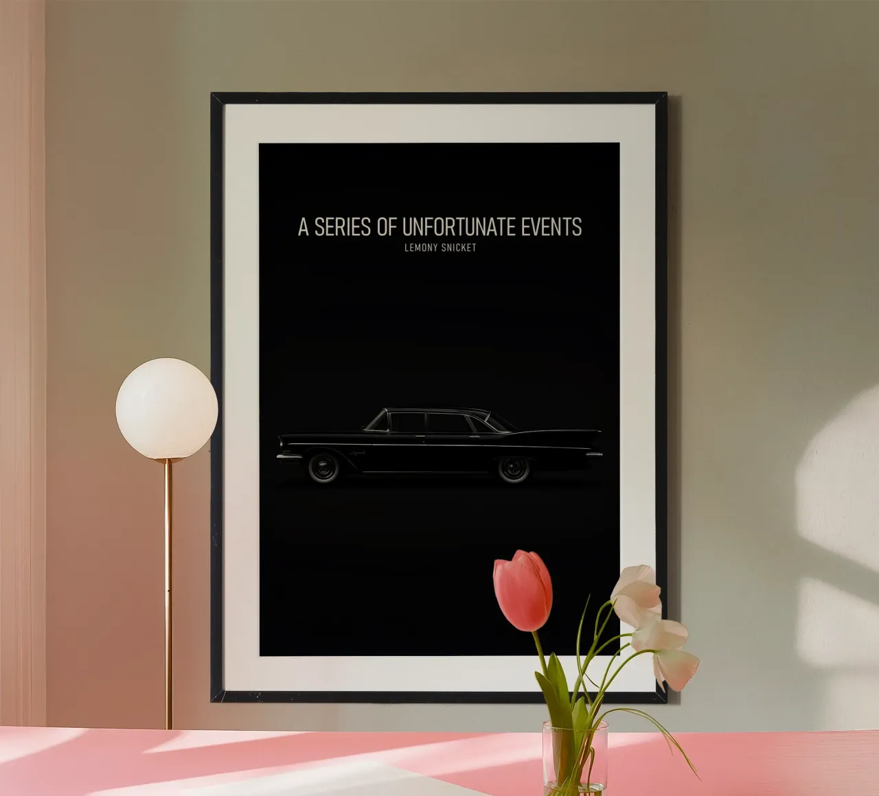 A Series of Unfortunate Events poster con telaio in legno da AlexAuto