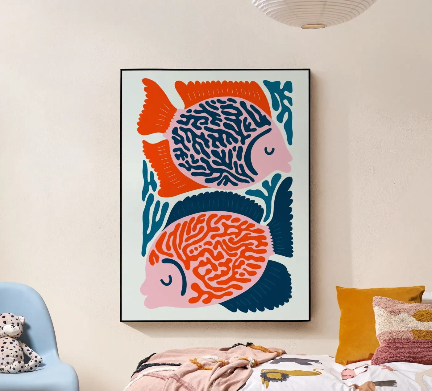 Coral Fish plexiglass da Artsy Bessy