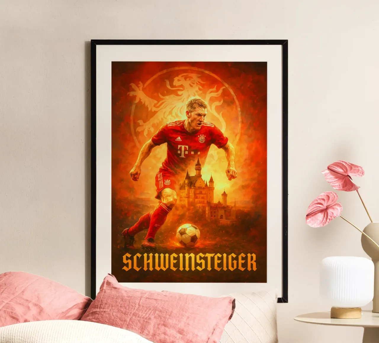 Bastian Schweinsteiger poster da Cyberpunk Canvas