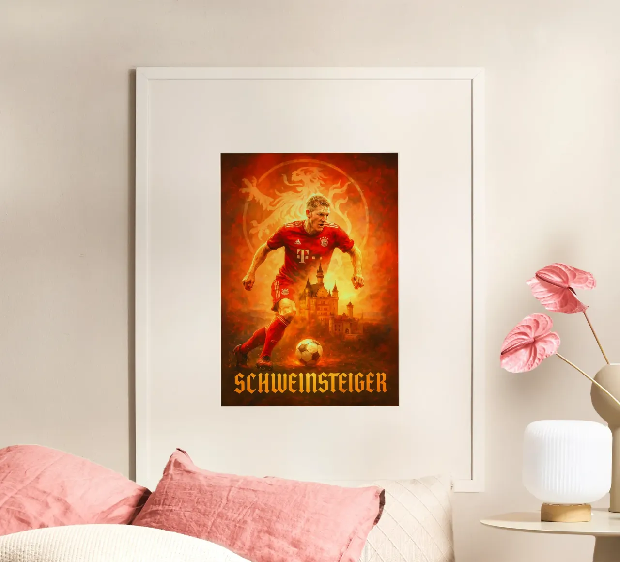 Bastian Schweinsteiger poster da Cyberpunk Canvas