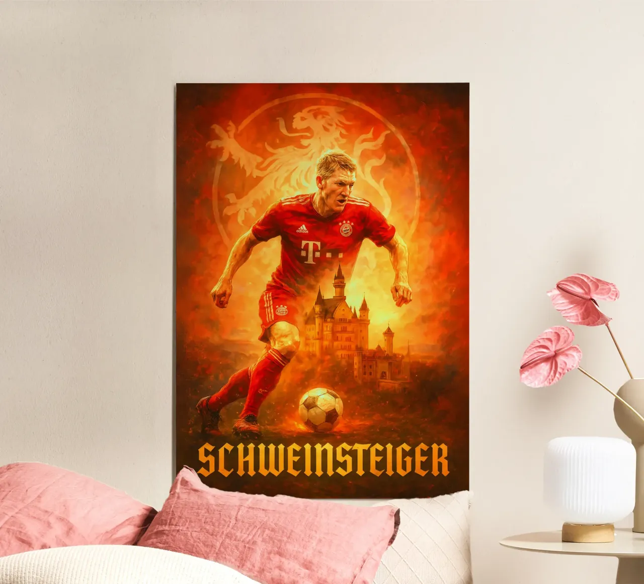 Bastian Schweinsteiger poster da Cyberpunk Canvas