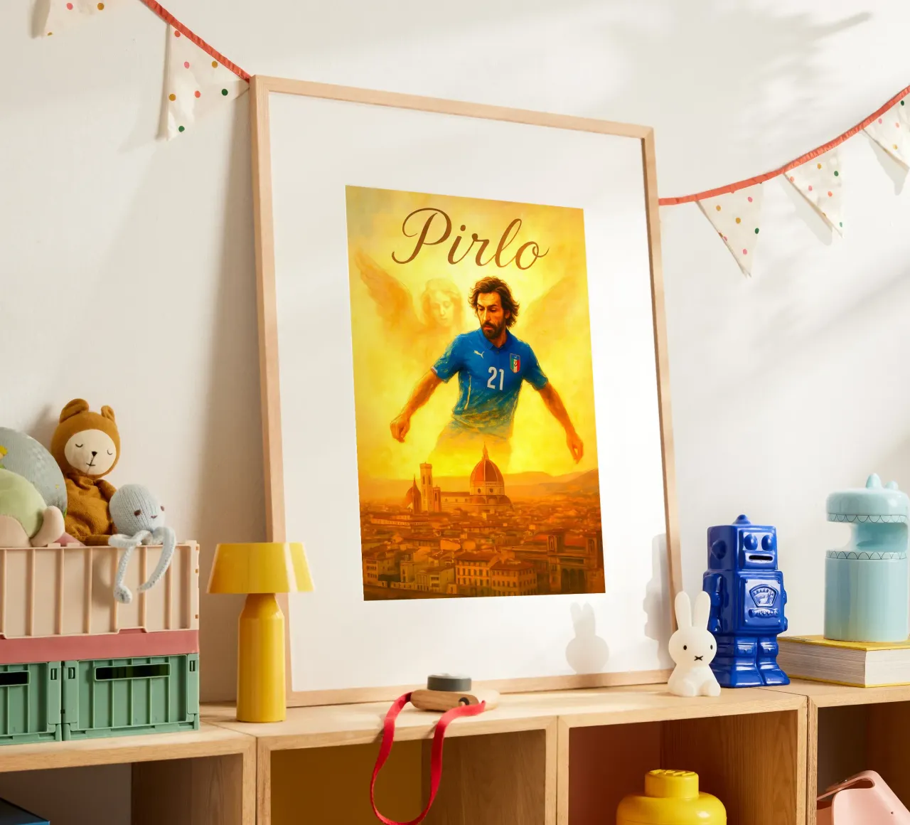 Andrea Pirlo poster da Cyberpunk Canvas