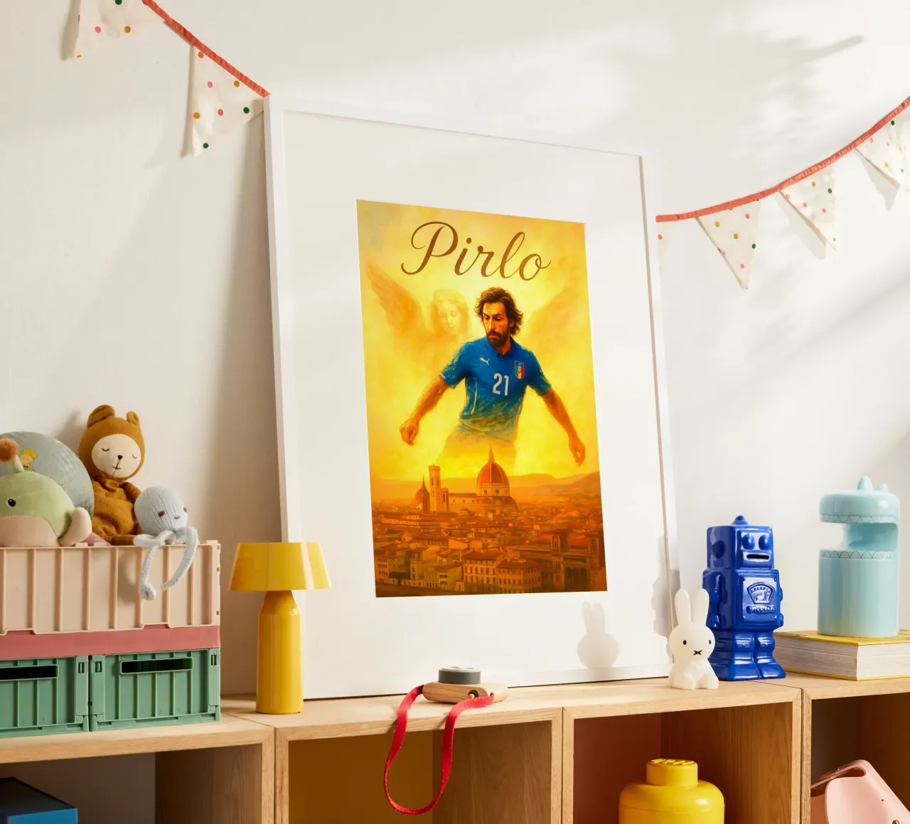 Andrea Pirlo poster da Cyberpunk Canvas