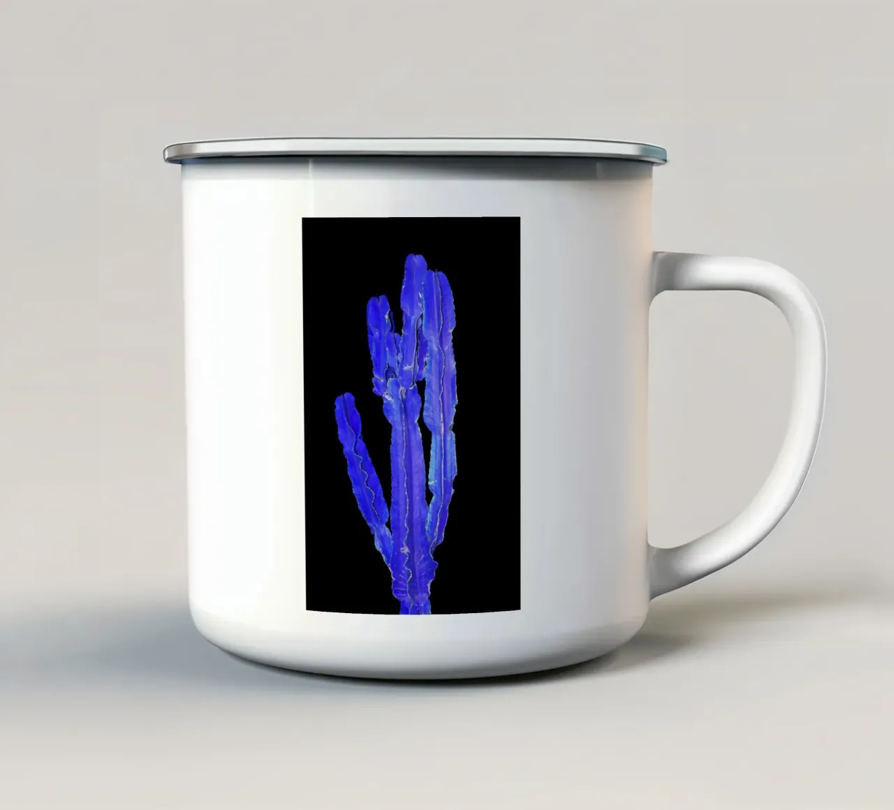 Cactus 1 tazza in smalto da rafael campezato