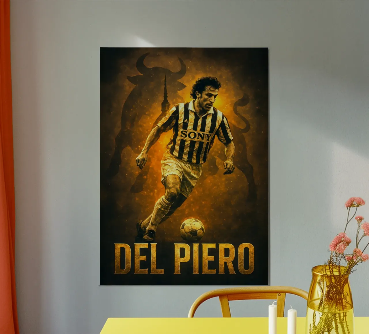 Alessandro Del Piero poster da Cyberpunk Canvas