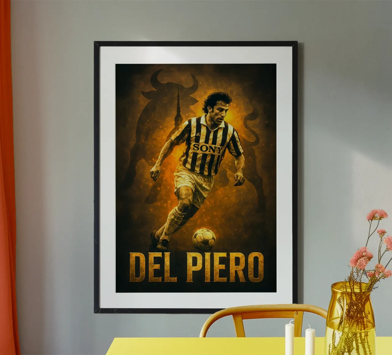 Alessandro Del Piero poster da Cyberpunk Canvas