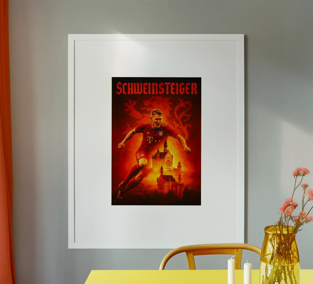 Bastian Schweinsteiger poster da Cyberpunk Canvas