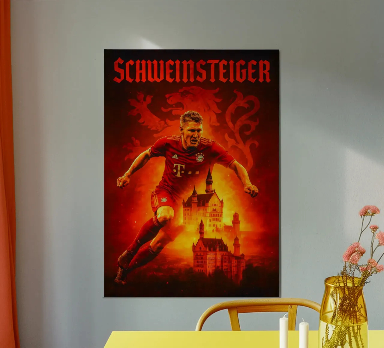 Bastian Schweinsteiger poster da Cyberpunk Canvas