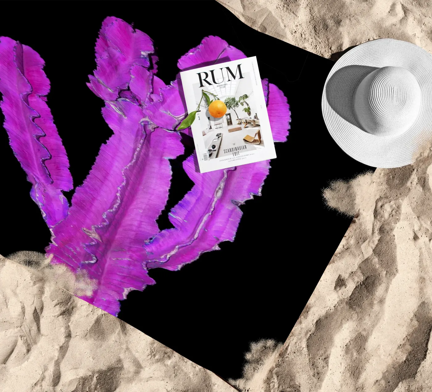 Cactus 2 strandhanddoek van rafael campezato