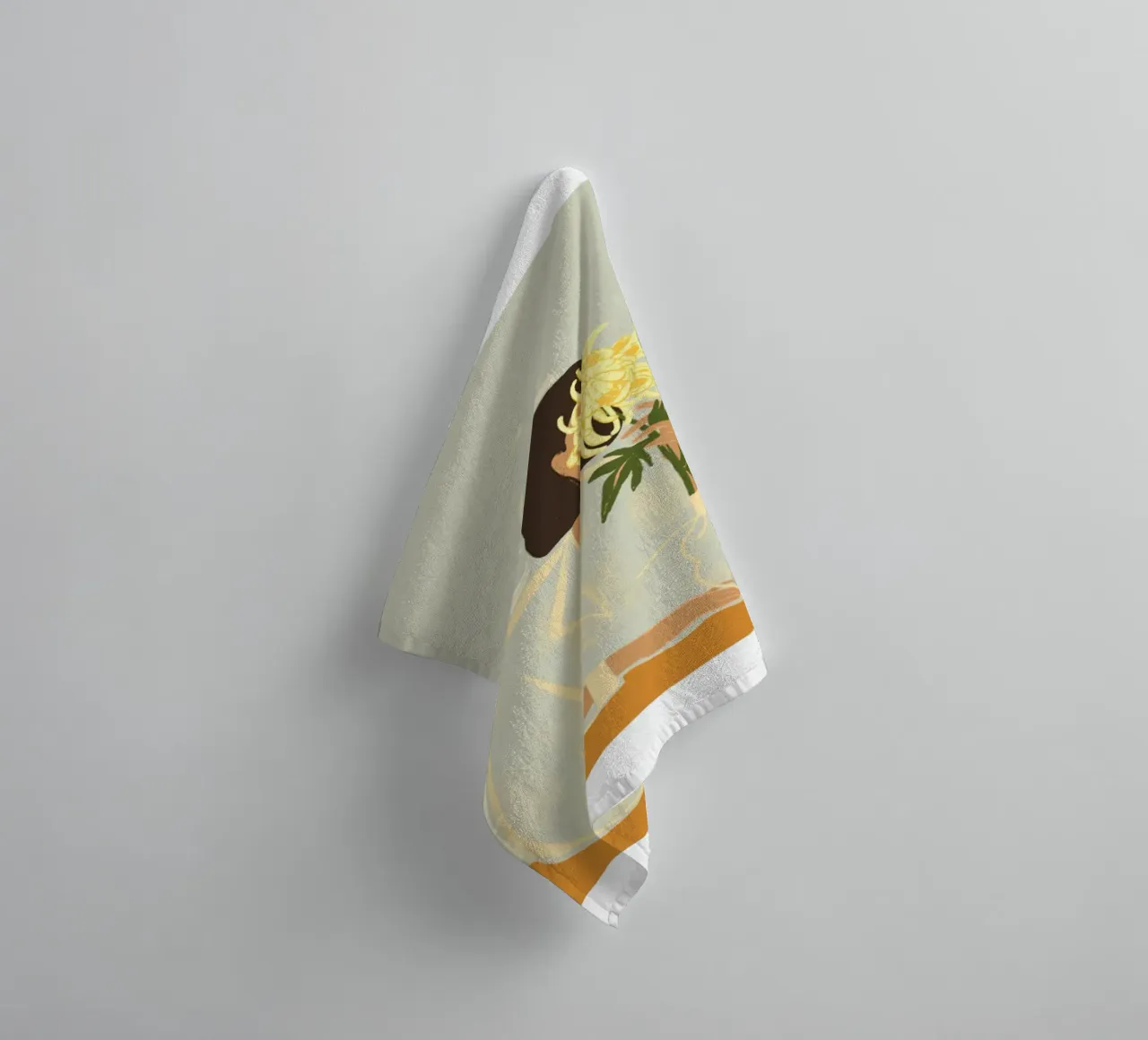 Il crisantemo asciugamano da bagno da mary shop