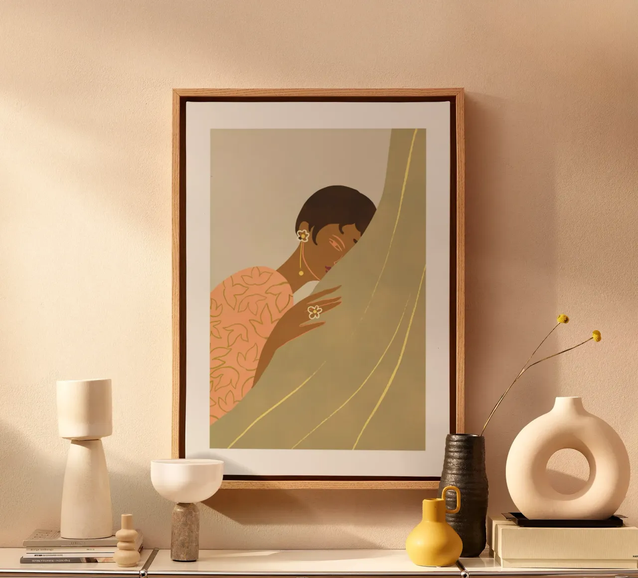 L'introverso tela con Cornice a cassetta da mary shop