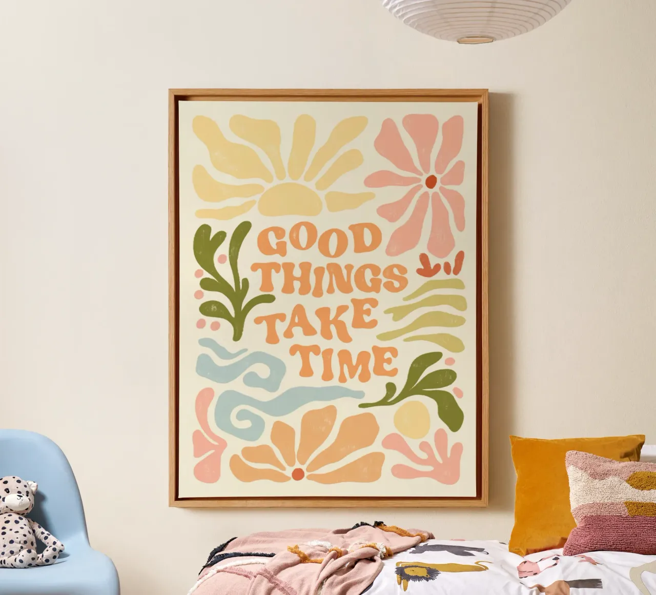 Goede dingen in pastel canvas met Baklijst van mary shop