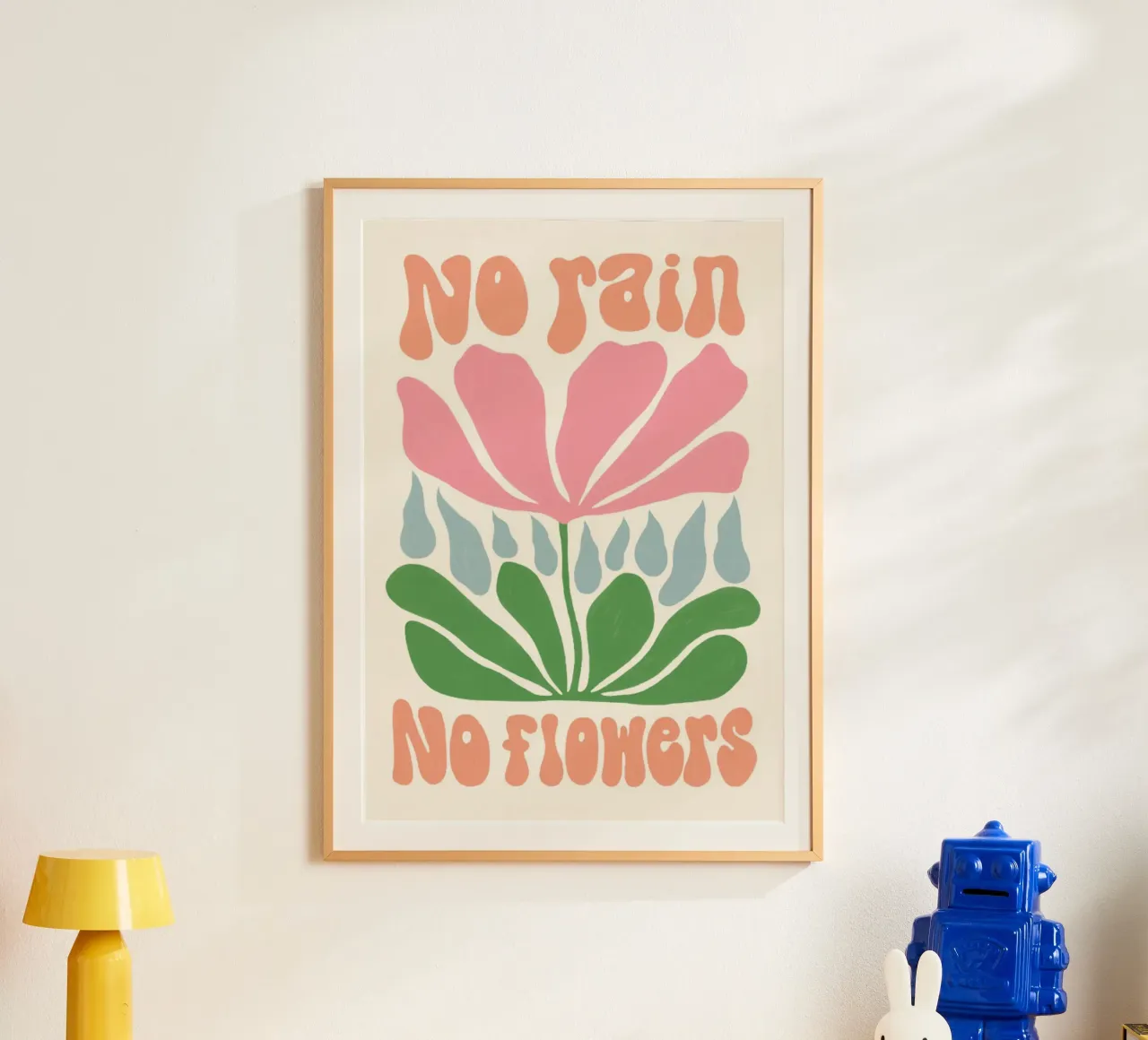 Niente pioggia. Niente fiori poster da mary shop
