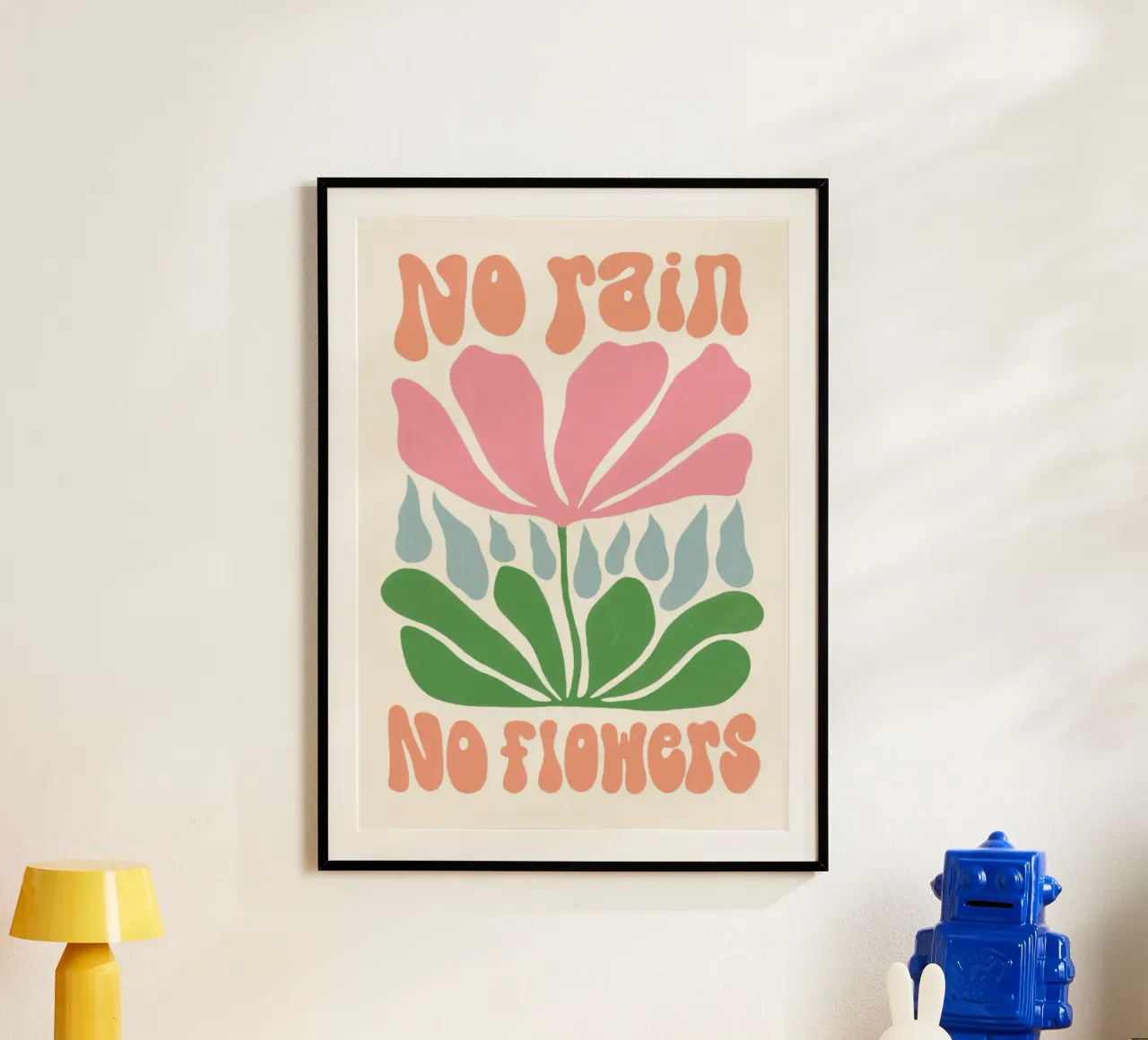 Niente pioggia. Niente fiori poster da mary shop
