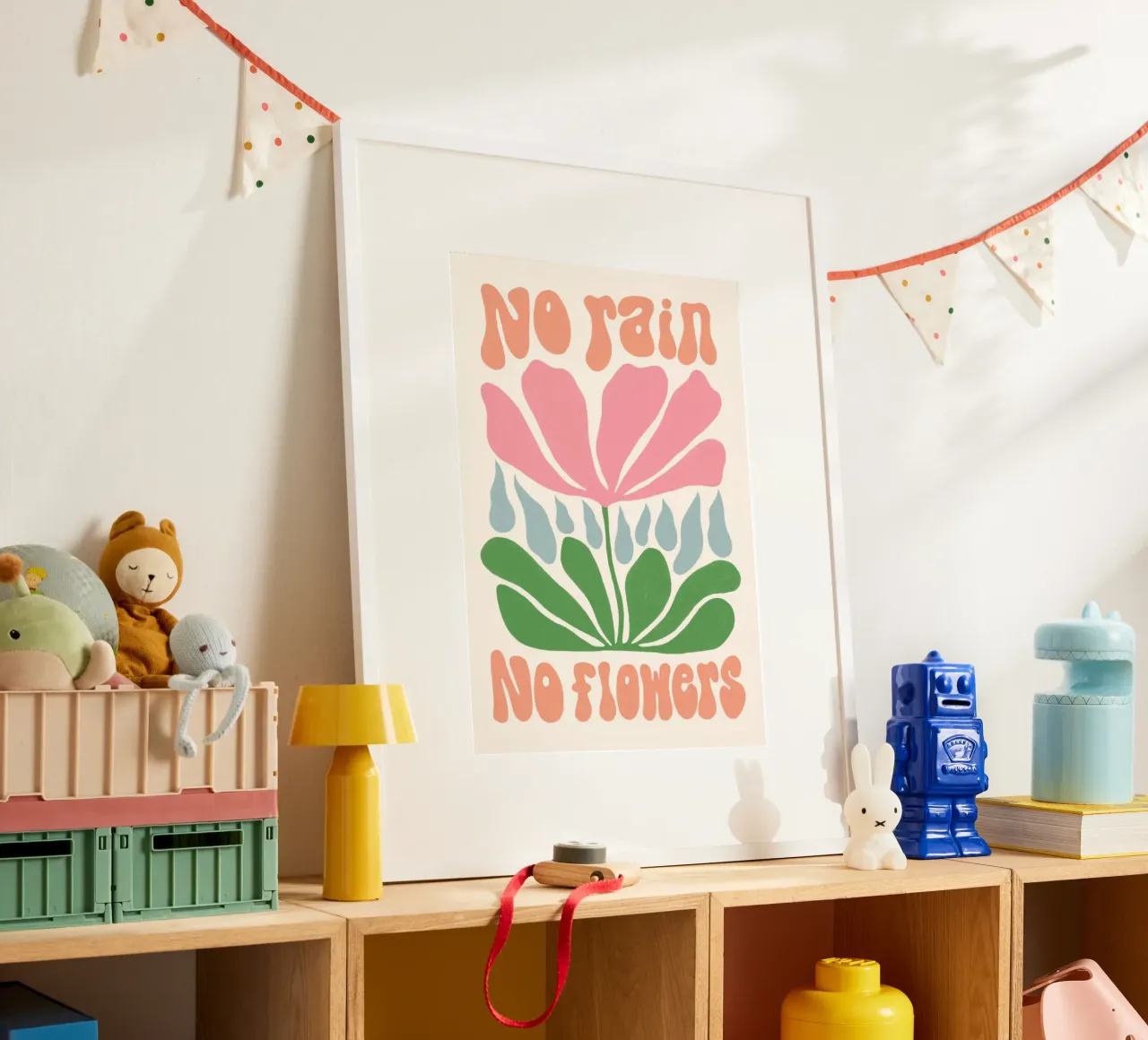 Niente pioggia. Niente fiori poster da mary shop