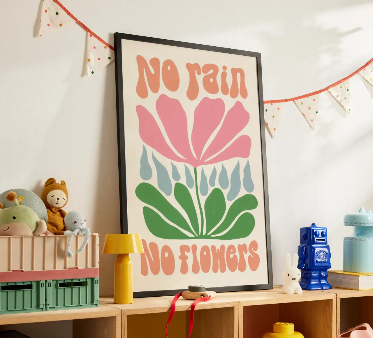 Niente pioggia. Niente fiori poster da mary shop