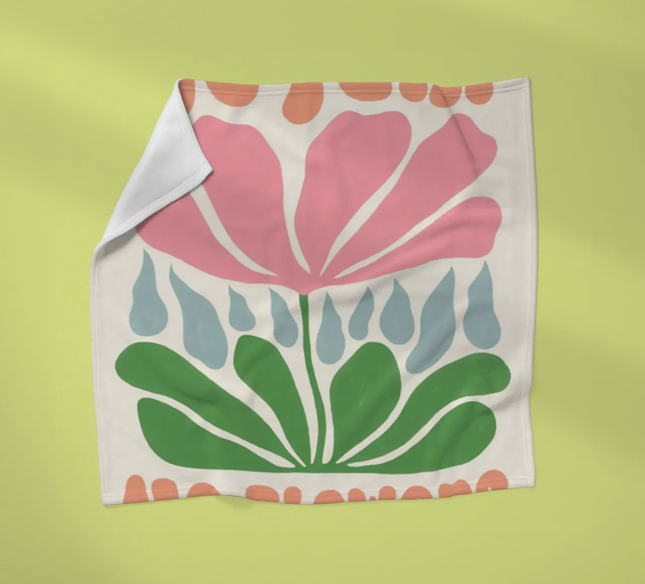 Niente pioggia. Niente fiori coperta in pile da mary shop