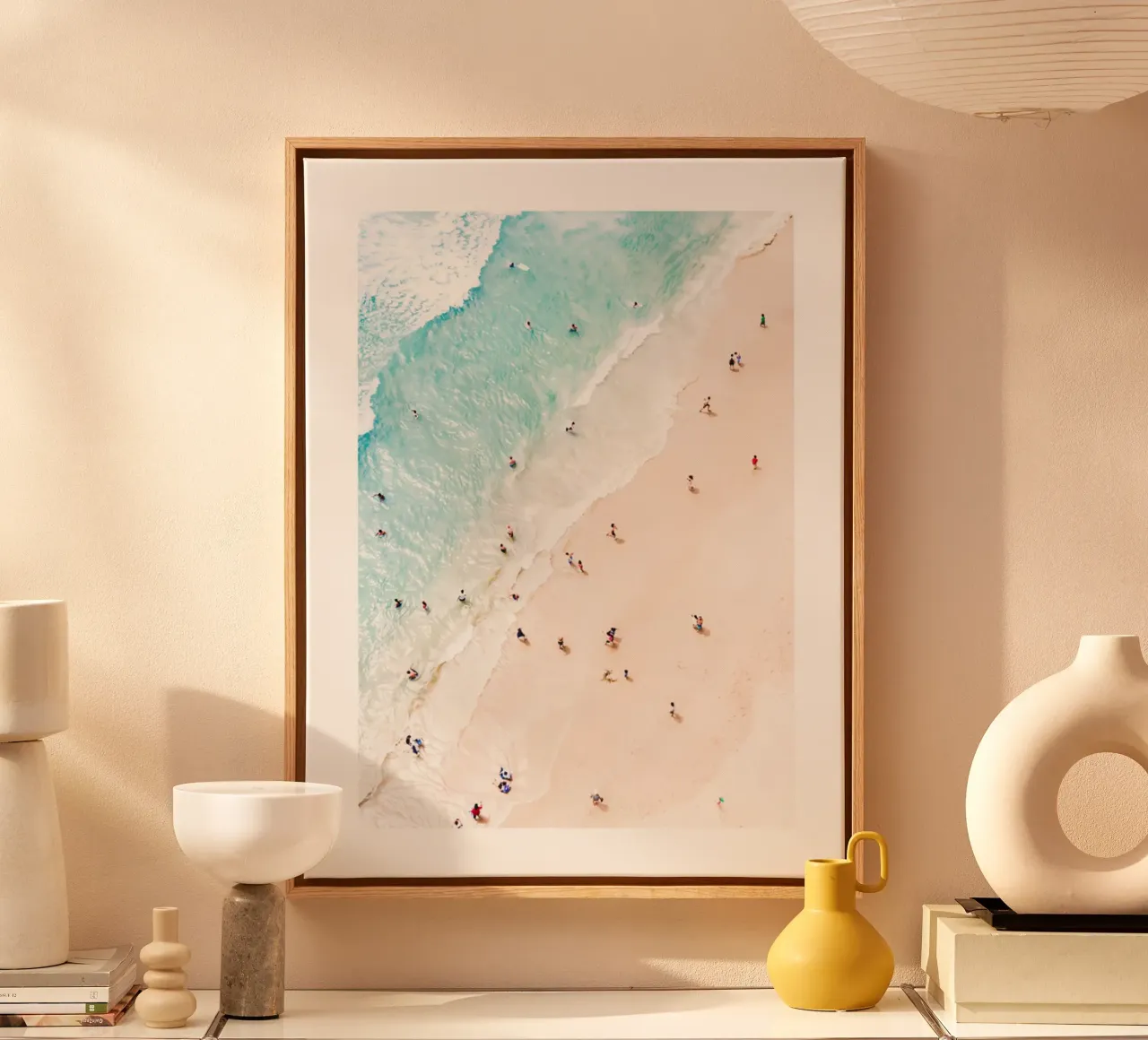 Richard Podgurski - Tuffo nell'oceano tela con Cornice a cassetta da mary shop