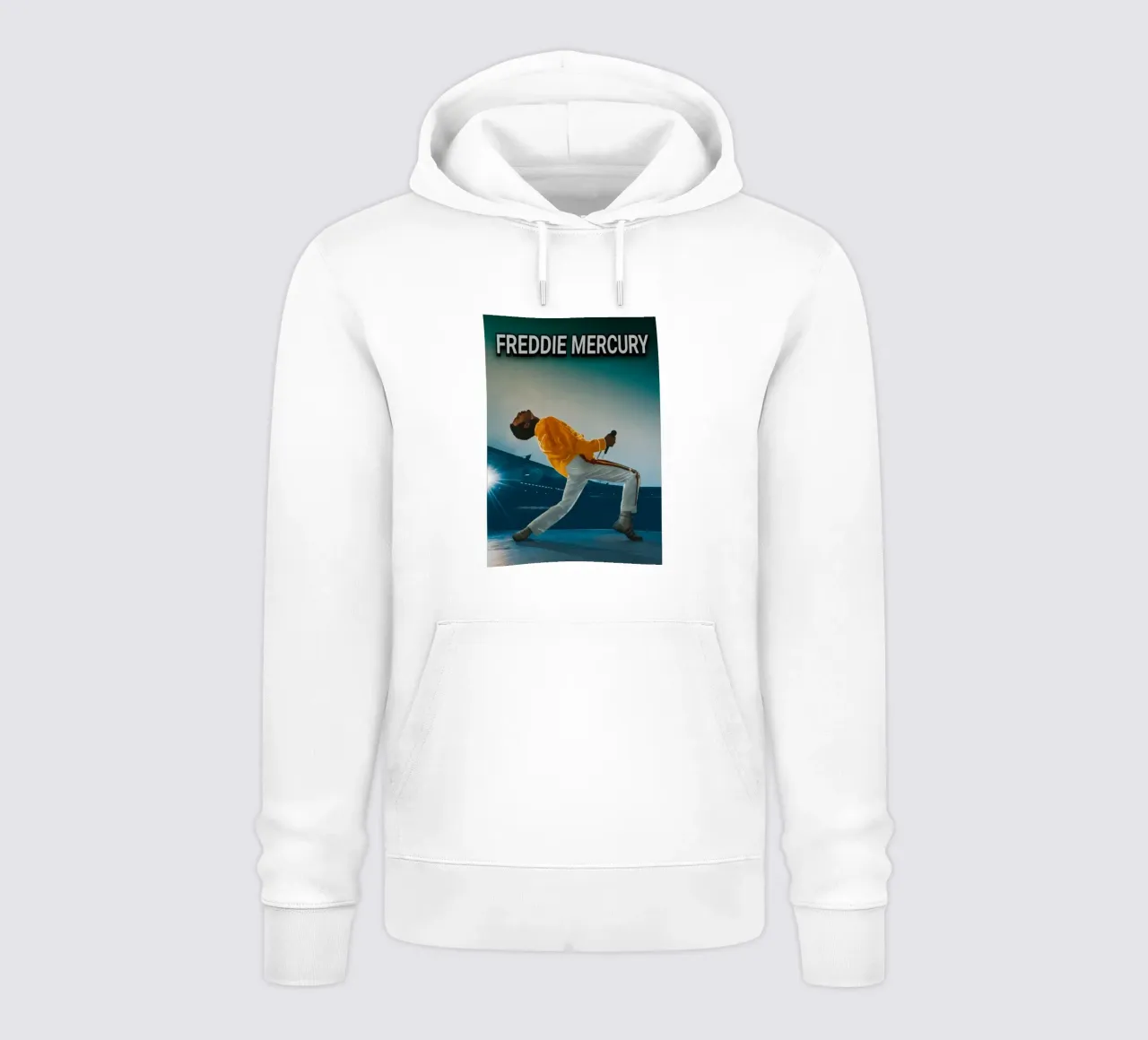 Lo stile iconico di Freddie Mercury felpa con cappuccio da Lembayung art