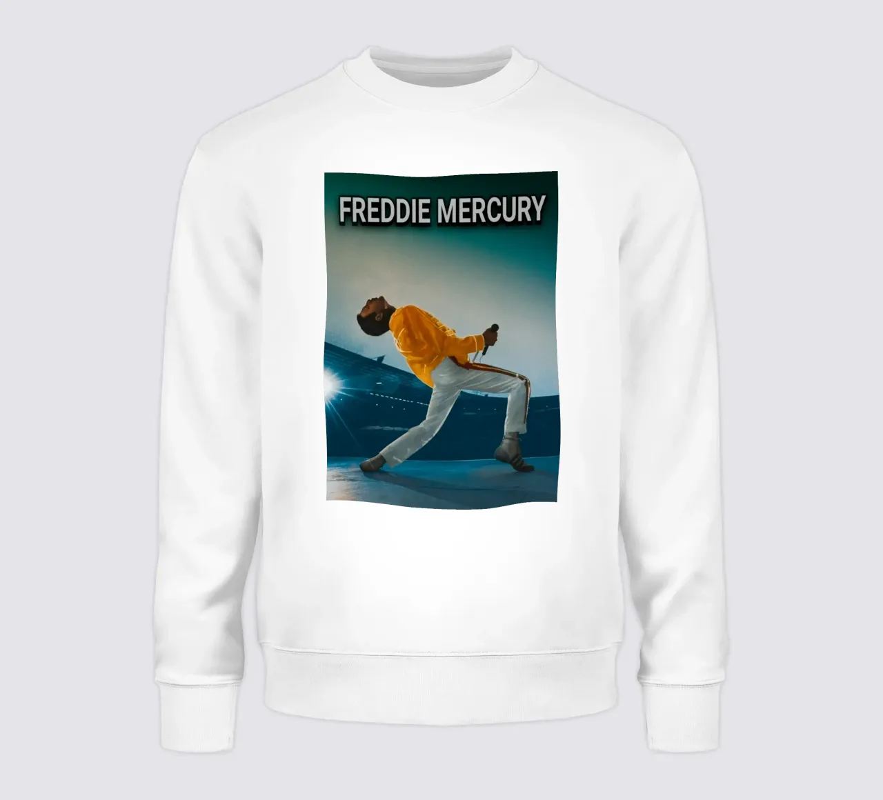Lo stile iconico di Freddie Mercury felpa da Lembayung art