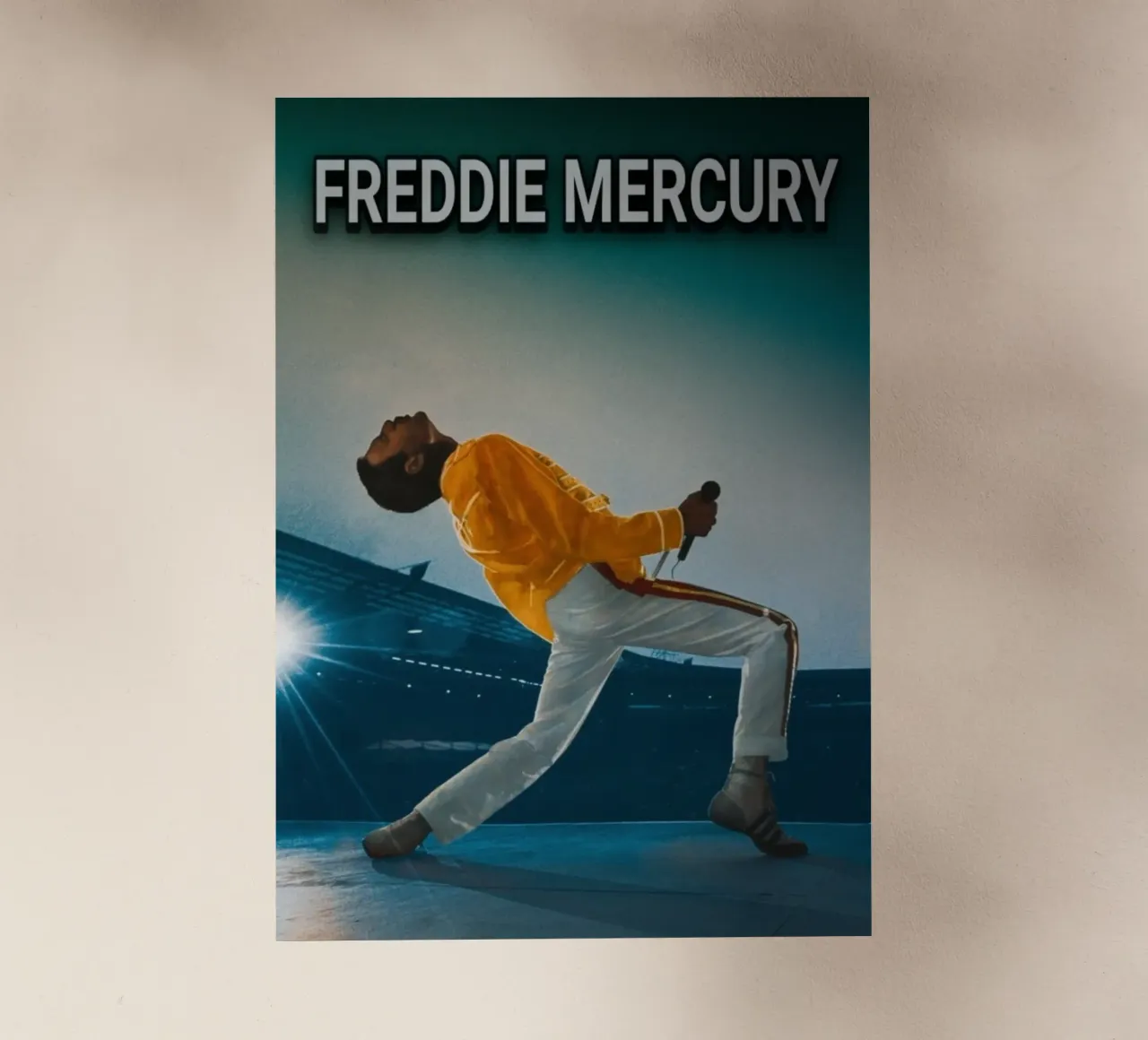 Lo stile iconico di Freddie Mercury pellicola backlit da Lembayung art