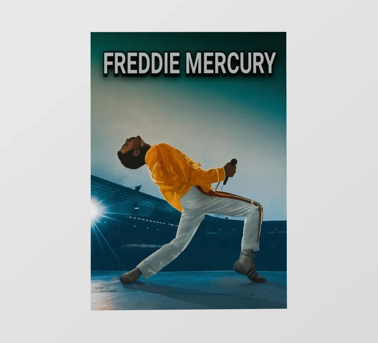Lo stile iconico di Freddie Mercury pellicola backlit da Lembayung art