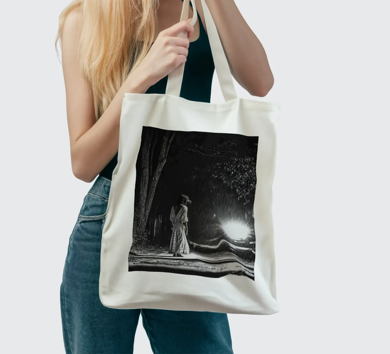 Julien borsa in juta da Affiches Chien Originales – Dogland