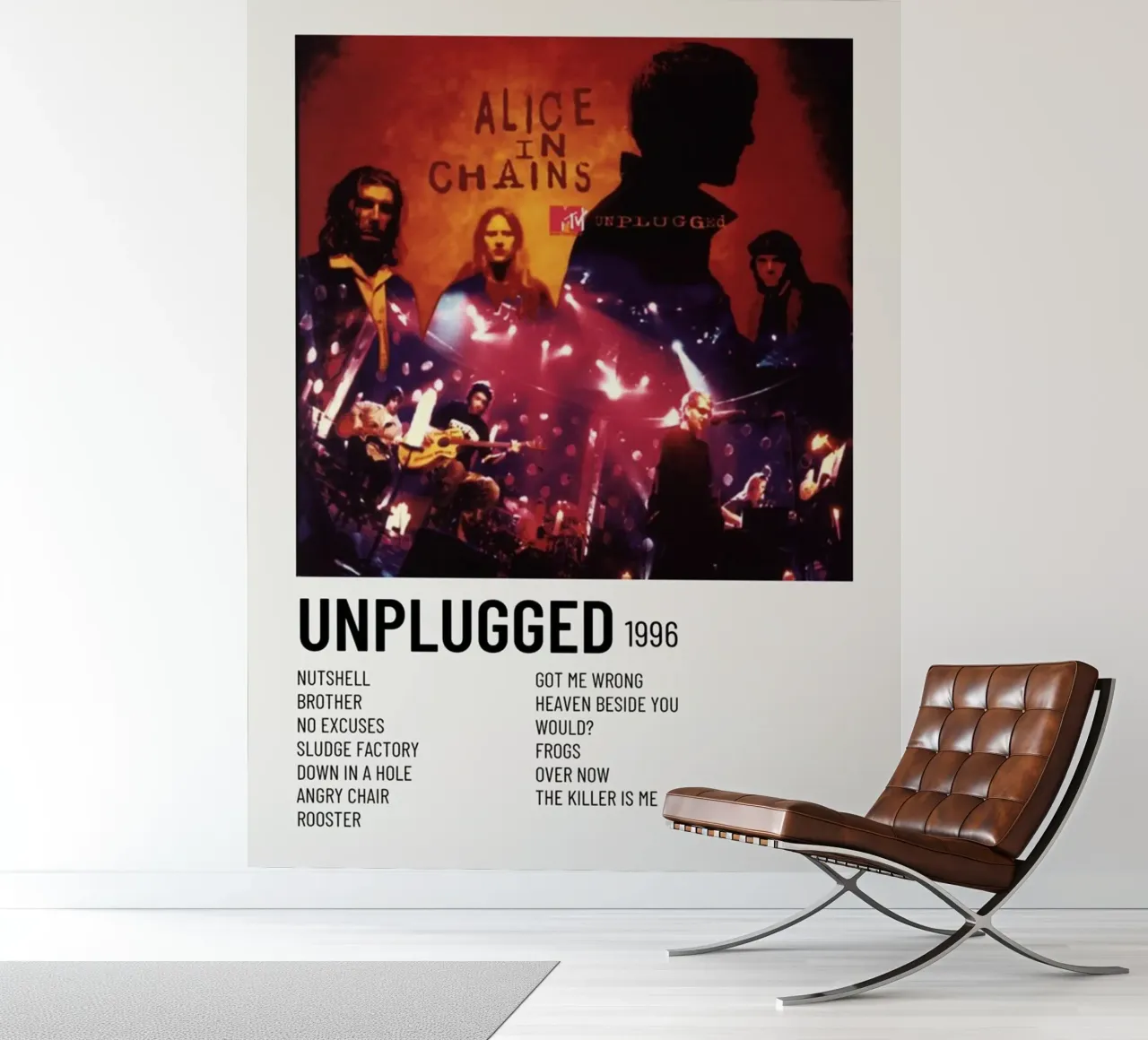 Alice In Chains Unplugged Fototapete von Roronoa7