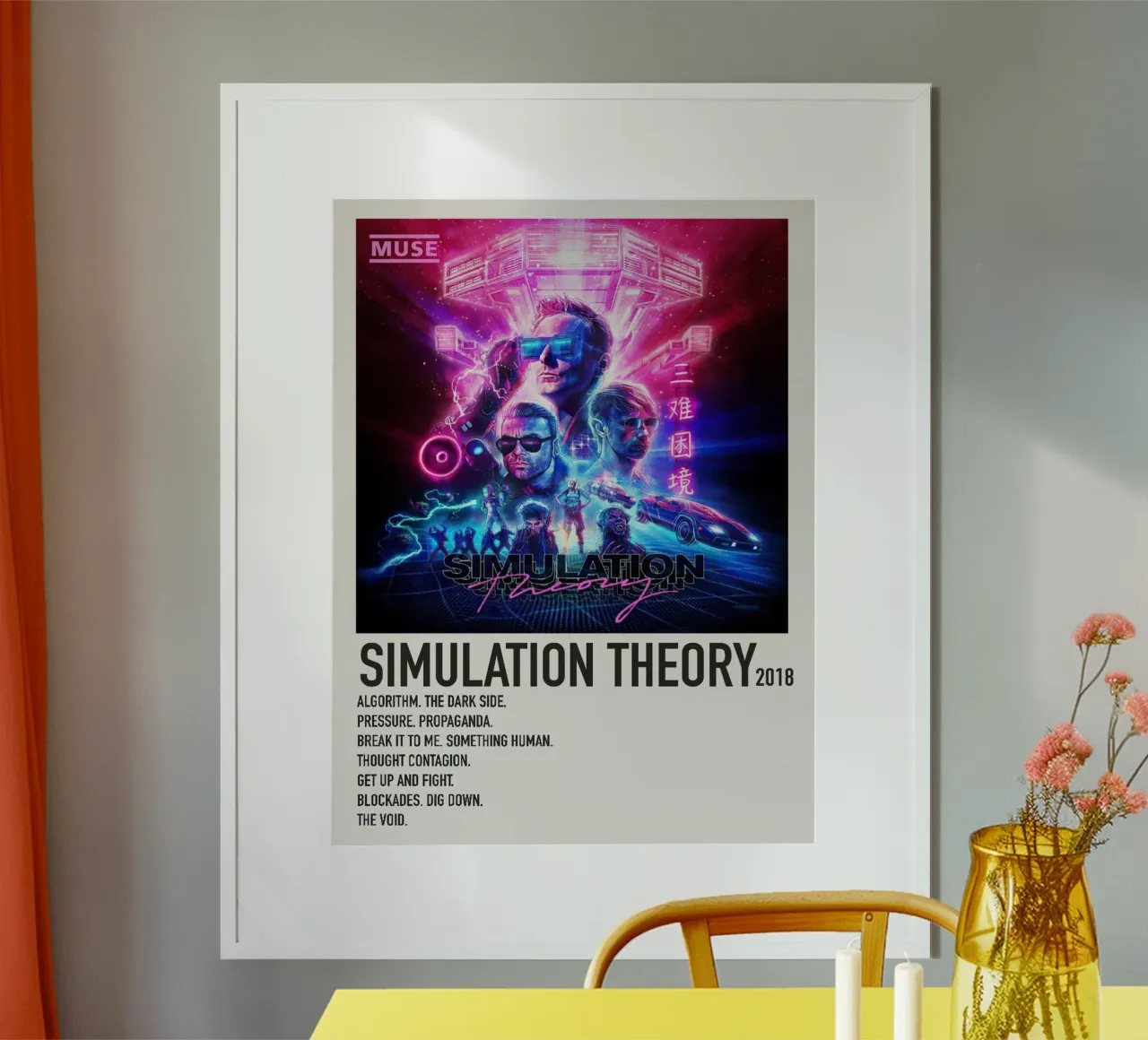 Muse Simulation Theory poster da Roronoa7