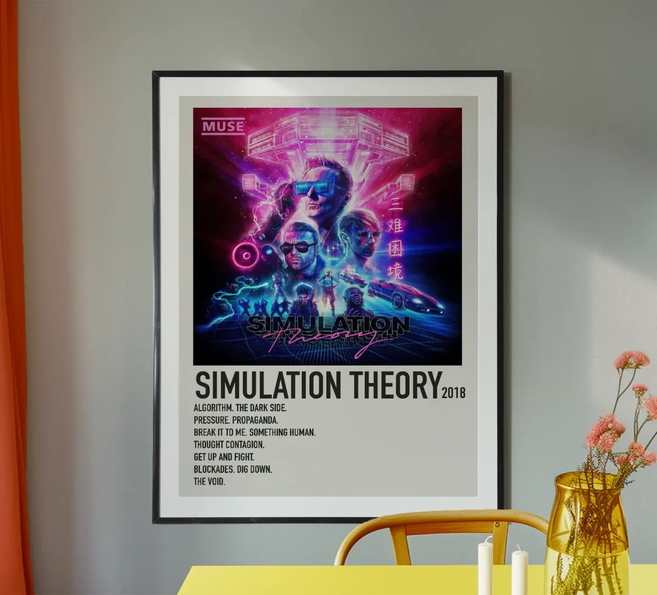 Muse Simulation Theory poster da Roronoa7