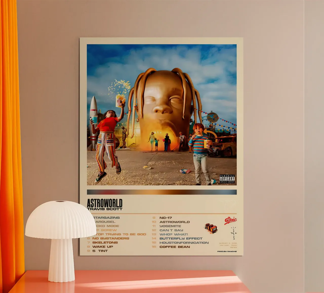 Travis Scott Astro World poster da Roronoa7