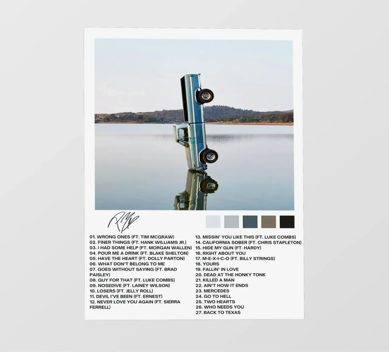 Post Malone F-1 Trillion pellicola backlit da Roronoa7