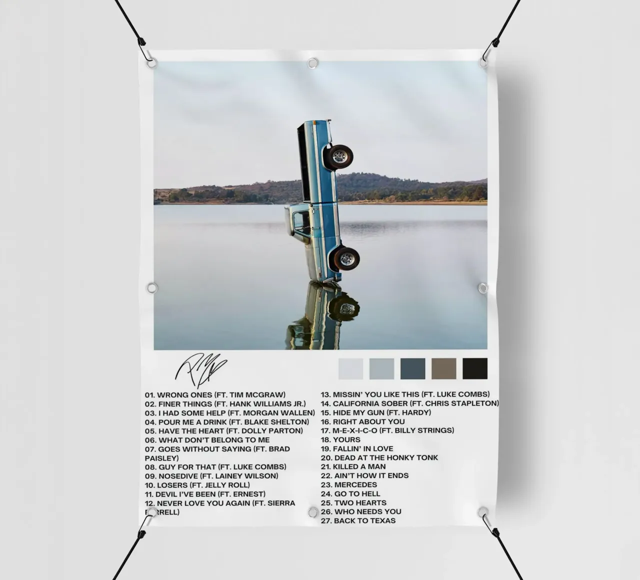 Post Malone F-1 Trillion telo in pvc da Roronoa7