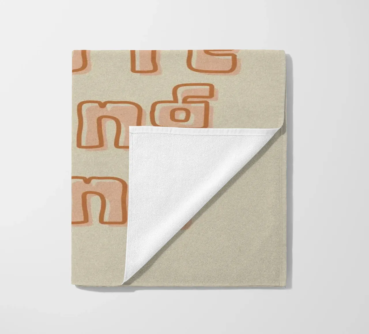 Slow Down beach towel by PurePeachStudio