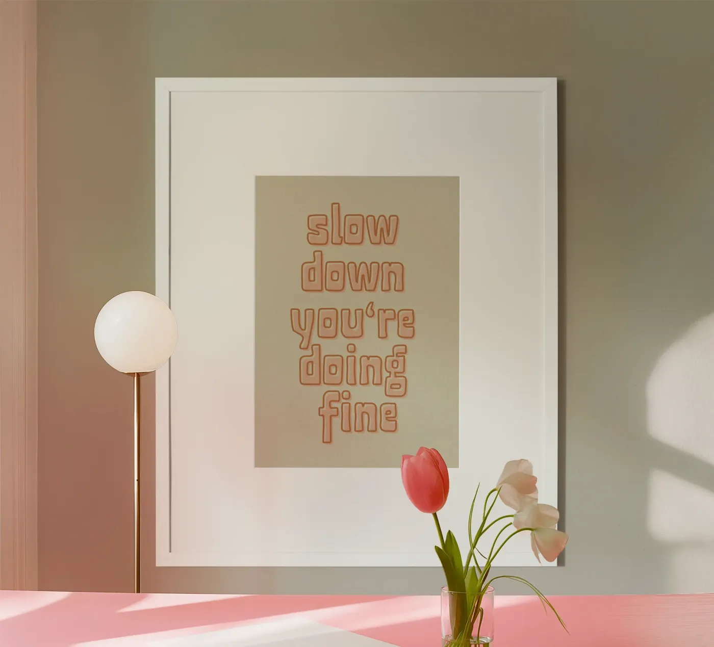 Rallentare poster da PurePeachStudio