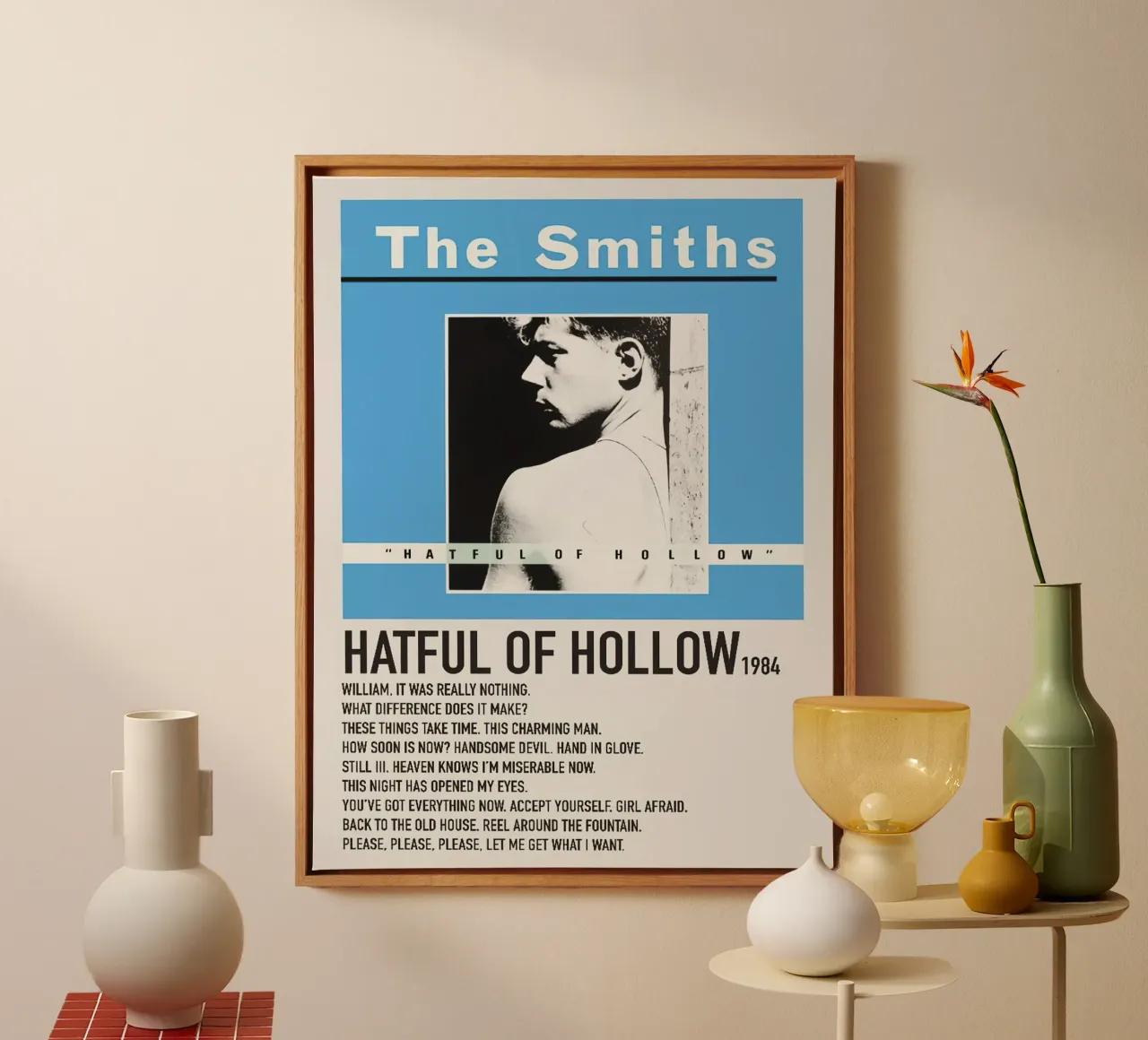 The Smiths Hatful Of Hollow tela con Cornice a cassetta da Roronoa7