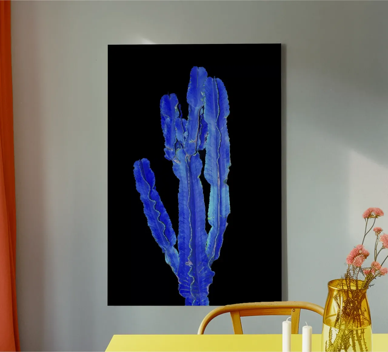 Cactus 3 tela con Cornice a cassetta da rafael campezato