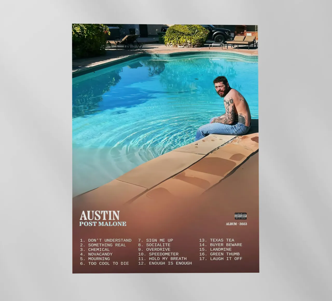 Post Malone Austin pellicola backlit da Roronoa7