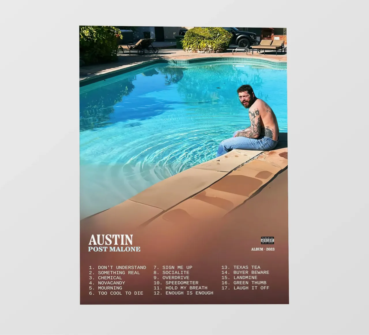 Post Malone Austin pellicola backlit da Roronoa7
