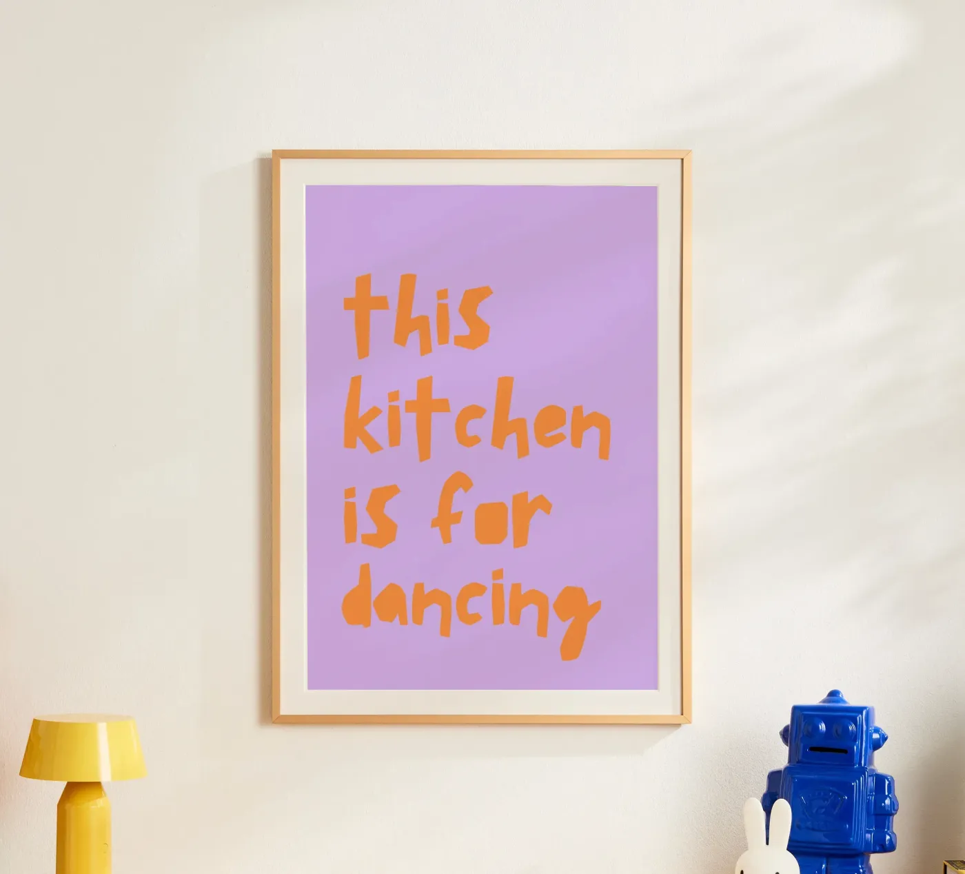 Kitchen Dancing poster by PurePeachStudio