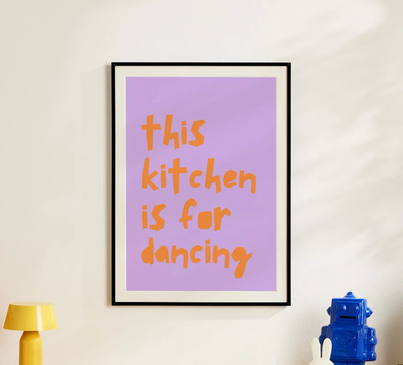 Kitchen Dancing poster by PurePeachStudio
